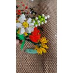 Örök csokor virágok napraforgóval kirakó