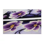 Virágok négy részes kreatív gyémánt kirakó részben kirakható