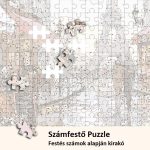 500 db-os Puzzle Számfestő