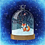 Kis róka számfestő 1000 db-os puzzle