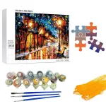 Romantikus séta számfestő 500 db-os puzzle