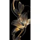 Elegáns liliom kör alakú kreatív gyémánt kirakó 30x40