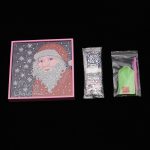 Kék kalapos lány gyémántszemes kirakó gyerekeknek kerettel