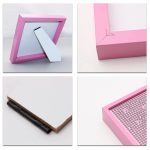 Kék kalapos lány gyémántszemes kirakó gyerekeknek kerettel