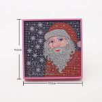 Kék kalapos lány gyémántszemes kirakó gyerekeknek kerettel