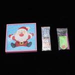 Játékos Mikulás gyémántszemes kirakó gyerekeknek kerettel