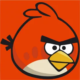 Angry bird számfestő készlet gyermekeknek 30x30