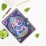 50 oldalas sima Elefántos jegyzetfüzet gyémántszemes kirakó