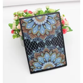 50 oldalas sima kék mintás gyémántszemes kirakó
