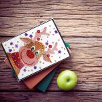 Hóemberes jegyzetfüzet gyémántszemes kirakó