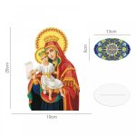 Kisjézussal Gyémántszemes asztali dísz