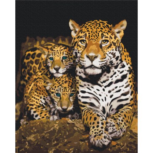 Leopard-csalad-festes-szamok-alapjan-kreativ-keszlet-keret-nelkul-40x50