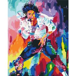   Michael Jackson festés számok alapján kreatív készlet keret nélkül 40x50