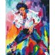 Michael Jackson festés számok alapján kreatív készlet keret nélkül 40x50