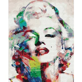   Marilyn Monroe festés számok alapján kreatív készlet keret nélkül 40x50