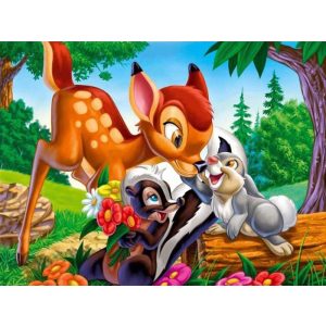 Bambi kör alakú kreatív gyémánt kirakó Bambi kör alakú kreatív gyémánt kirakó