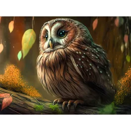 Kék sárkány kör alakú kreatív gyémánt kirakó 30x40