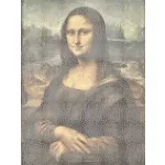 Mona Lisa – Leonardo da Vinci festménye nyomán kör alakú kreatív gyémánt kirakó 30x40