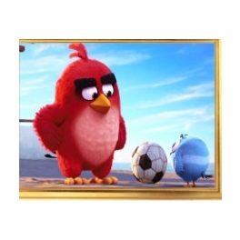 Angry Birds Kör alakú Gyémántszemes kirakó 30x30