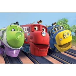 Chuggington Kör alakú Gyémántszemes kirakó 30x30