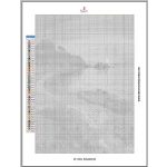 Meglepetés Gyémántszemes kirakó 25x35 cm kör alakú gyémántszemekkel