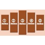 Buddha öt részes gyémántszemes kirakó kör alakú gyémántszemekkel