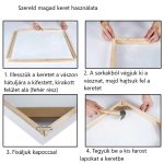 Szereld magad keret 30x50 cm méretű képhez