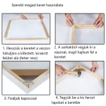 Szereld magad keret 70x70 cm méretű képhez