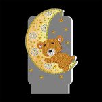 Gyémántszemes kirakó macis kis lámpa