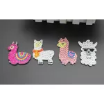 Alpaka gyémántszemes kulcstartó kirakó készlet