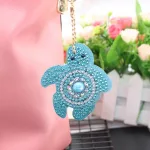 Tengeri gyémántszemes kulcstartó kirakó készlet