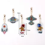 Asztronauta gyémántszemes kirakó kulcstartók 