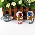 Asztronauta gyémántszemes kirakó kulcstartók 