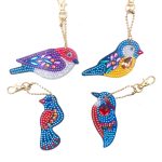 Madaras gyémántszemes kulcstartó kirakó készlet