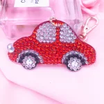 Kis autós kulcstartó gyémántszemes kirakó