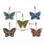 Pillangók gyémántszemmel kirakható kulcstartók