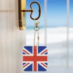 Amerika színei gyémántszemmel kirakható kulcstartók