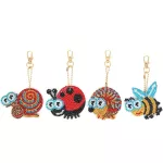 Mikulás Hóember Ünnepi gyémántszemes kirakó kulcstartók 