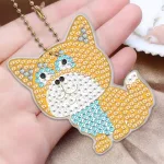 Kedvenc Állataink gyémántszemmel kirakható kulcstartók