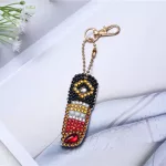 Fagyi süti rúzs gyémántszemmel kirakható kulcstartók