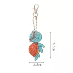 Tengerparti figurák gyémántszemmel kirakható kulcstartók