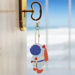 Űrutazás gyémántszemmel kirakható kulcstartók