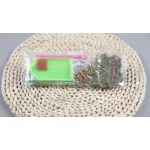 Két díszes madár mindkét oldalon kirakható gyémántszemes kirakó világító kulcstartók 