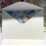 Karácsonyfa hóemberrel Karácsonyi képeslap gyémántszemes kirakó szett