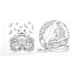 Elvarázsolt erdő felnőtt színező könyv