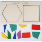 Magic Puzzle - Fa geometriai kirakó