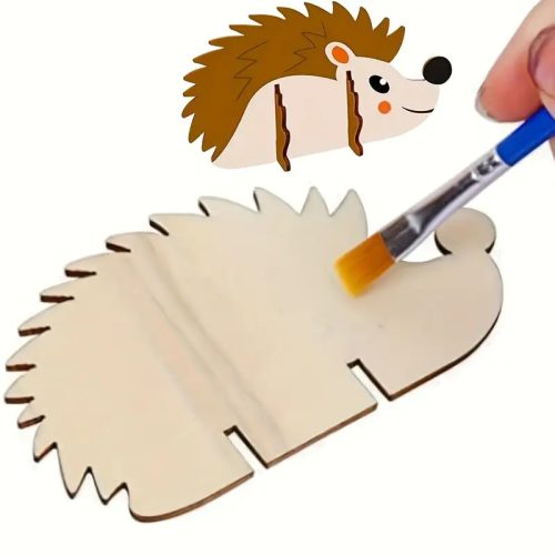 Fa Alap Kreatív Alkotáshoz - Süni 13x5,7 cm