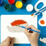 Fa Alap Kreatív Alkotáshoz - Süni 13x5,7 cm