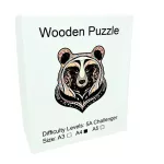 Magic Puzzle - Fa kirakó Medve A4 méret