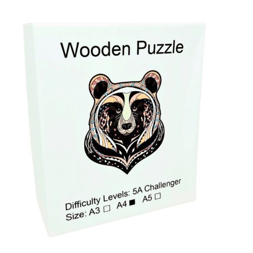 Magic Puzzle - Fa kirakó Medve A4 méret